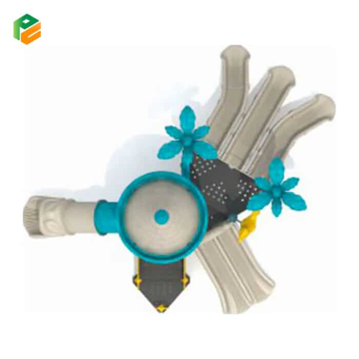 Fortress Style Outdoor Playground (OPS001)-3