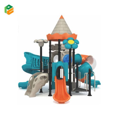 Big Tunnel Slide Playground for Public Parks-1