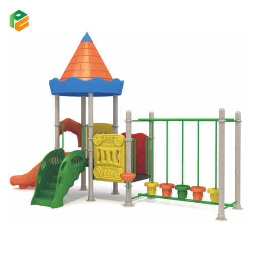 Castle Playground with Balancing Piles-1