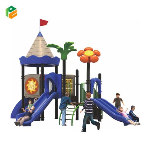 Castle Themed Outdoor Playground Equipment-1