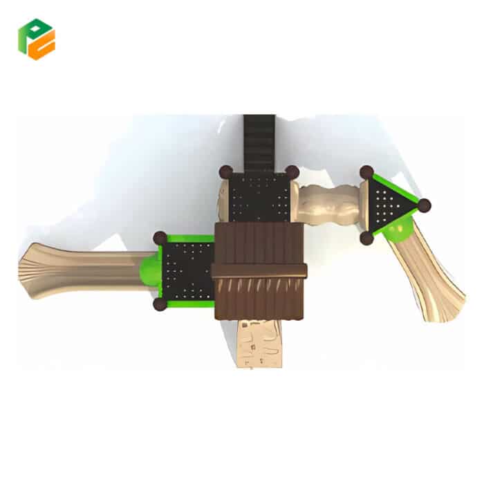 Daycare Playground Equipment with Slide and Tunnel-3