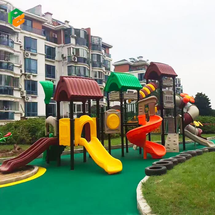 Daycare-Playground-Equipment-with-Slide-and-Tunnel