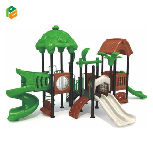 Double Tower Inclusive Playground Equipment-1