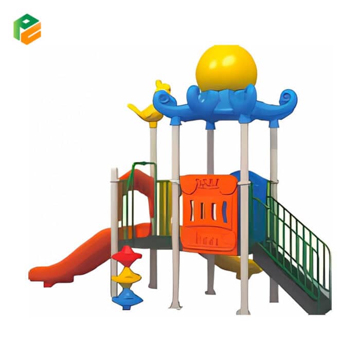 Ocean-style Small Playground Set for Nursery School-2