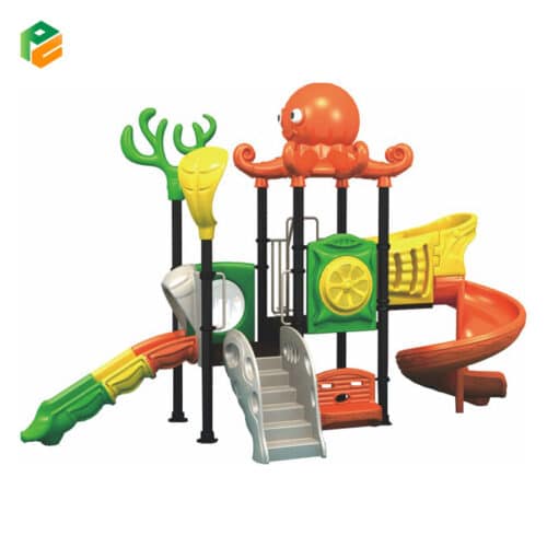School Playground Equipment with Octopus Roof-1