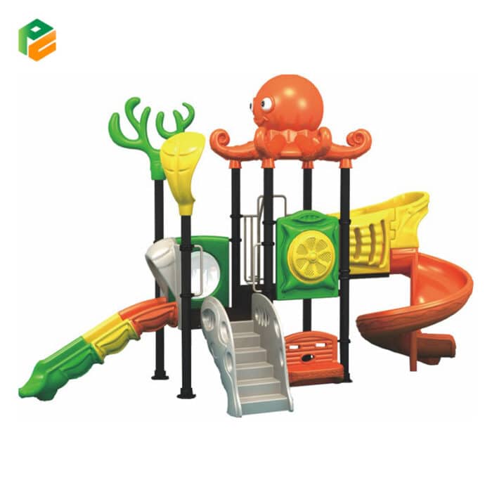 School Playground Equipment with Octopus Roof-1