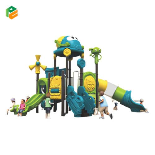 Appealing Nursery Outdoor Play Equipment with Car Roof-1