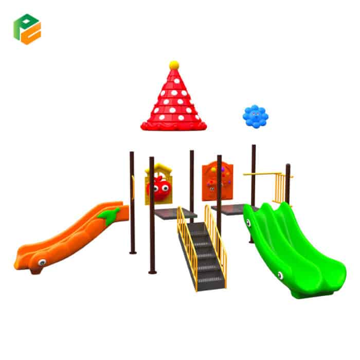 Backyard Playground Equipment with Slide-2