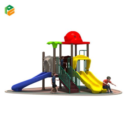 Best Priced Small Outdoor Playground with Monkey Roof-1
