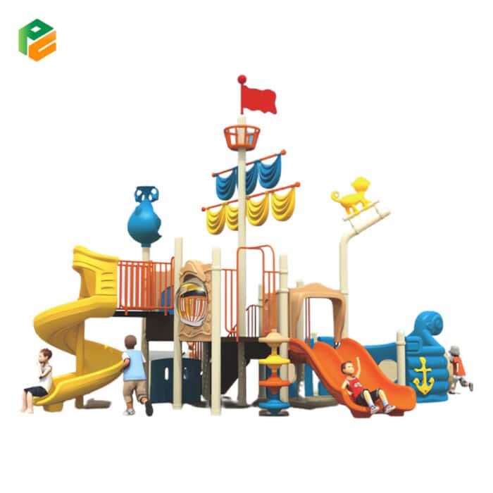Big Outdoor Playground with Attractive Pirate Ship Style-2