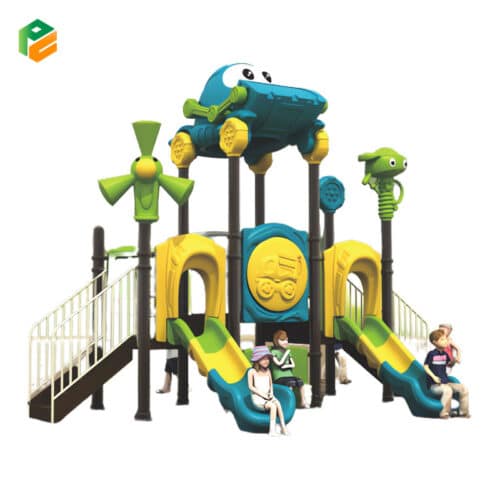 Car-shaped Roof Outdoor Playground Equipment for Parks-1