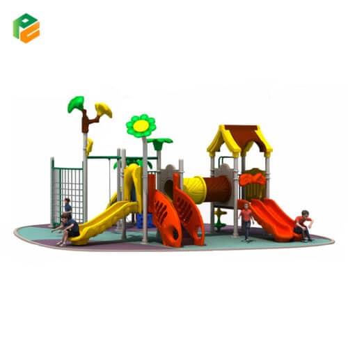 Climbing Playground Equipment with Slide for School-1