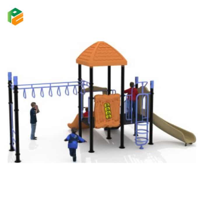 High Quality Outdoor Playground with Monkey Bars-2