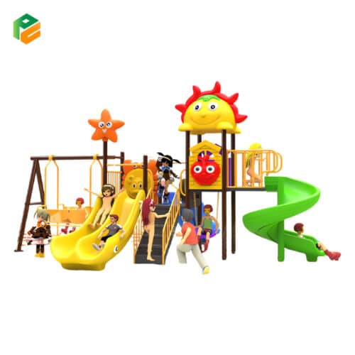 Jungle Gym with Swing Set for Kindergarten-1