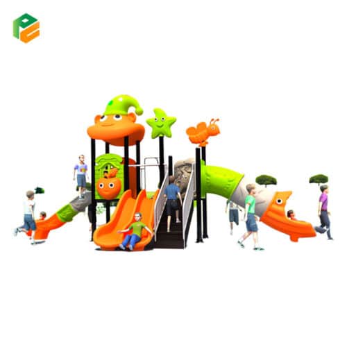 Kindergarten Playground Equipment with Slide-1