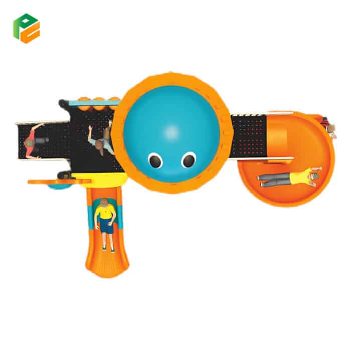 Metal and Plastic Outdoor Playground for Daycare-2