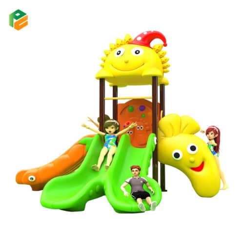 Outdoor Jungle Gym with Slides for Preschool-1