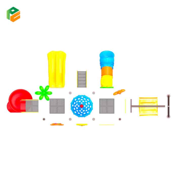 Outdoor Play Gym with Swing Set for Backyard-4