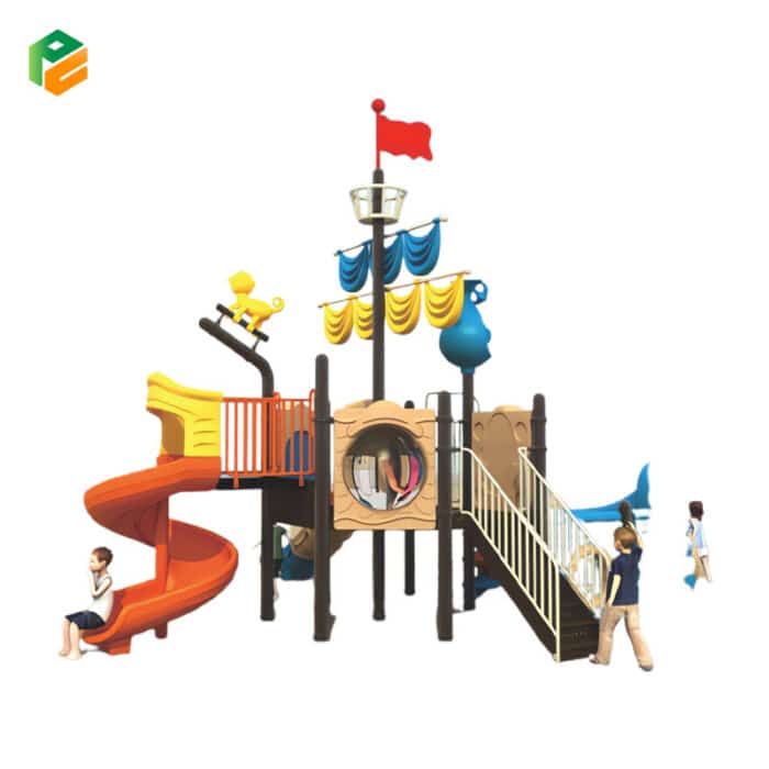 Pirate Ship Playground Set for Parks and Resorts-2