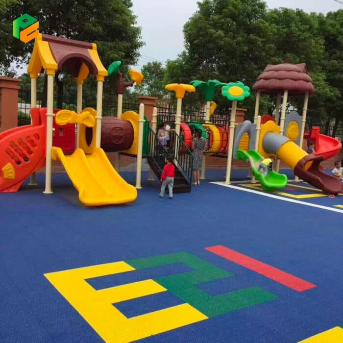 Two-Tower-Daycare-Outdoor-Playground-Equipment