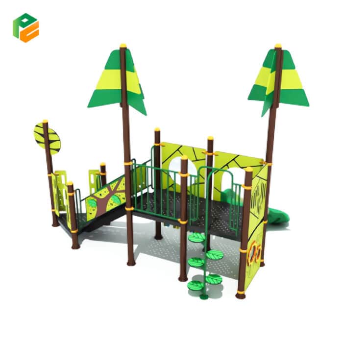 Forest Themed Playground Set for Toddlers-2