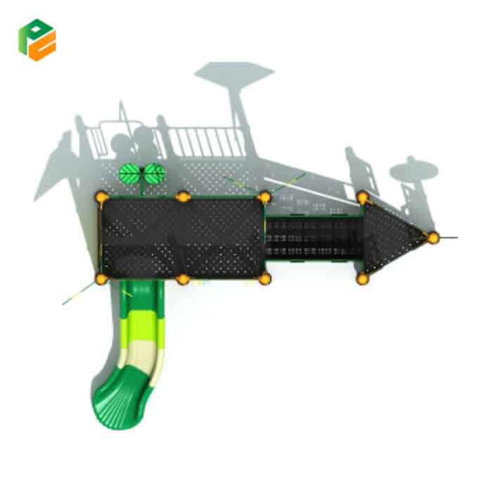 Forest Themed Playground Set for Toddlers-3