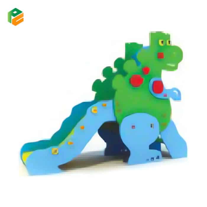 Dinosaur Themed Outdoor Slide Set for 2-6 Years Old Kids-2