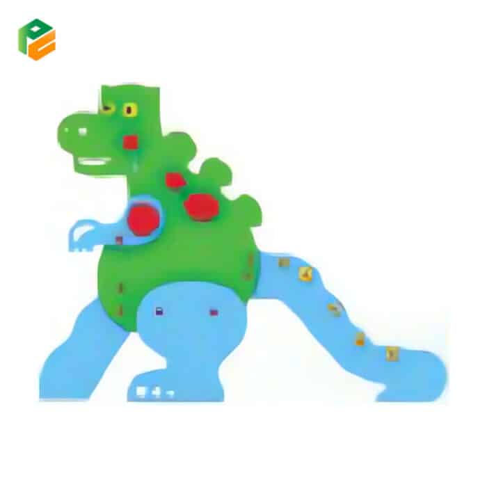 Dinosaur Themed Outdoor Slide Set for 2-6 Years Old Kids-3
