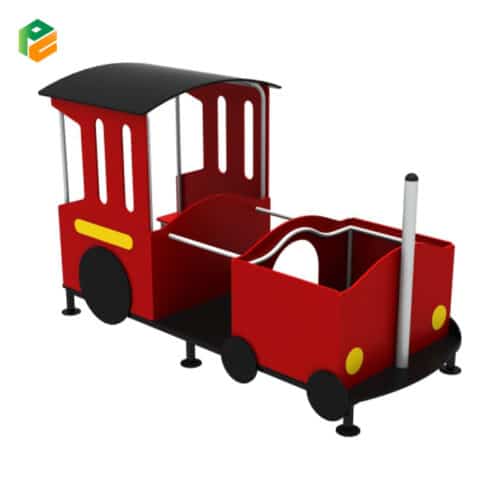 Railway Carriage Themed Outdoor Playground Equipment for Daycare