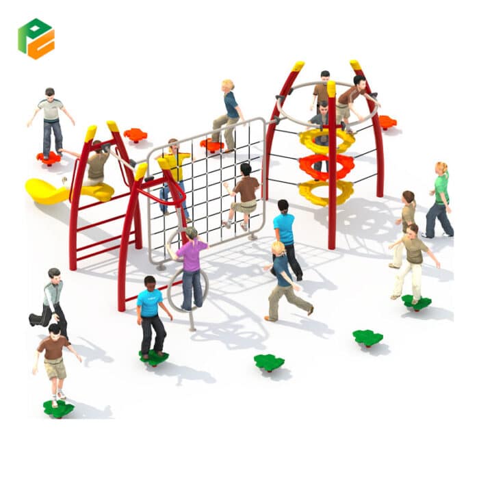 Children Outdoor Climbing Frame for Parks-2
