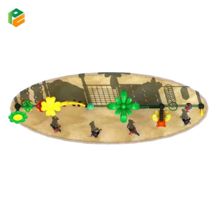 Backyard Jungle Gym Climbing Frame for Kids-2