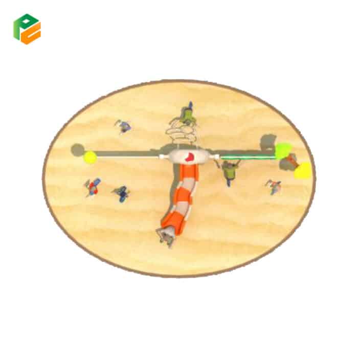 Inclusive Outdoor Climbing Playground for Children-2