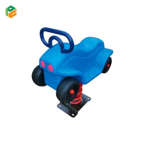 Car-shaped Outdoor Playground Springer for Kids-1