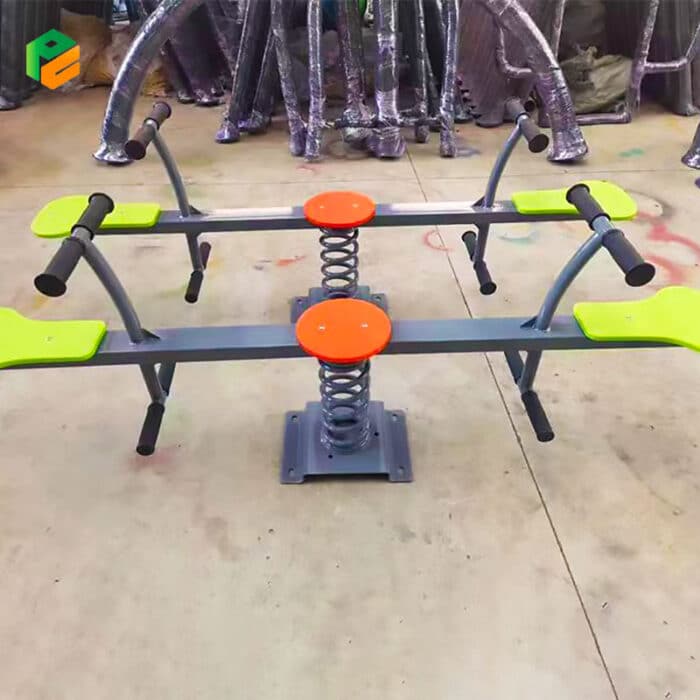Children's Outdoor Seesaw Rocker with Spring-2
