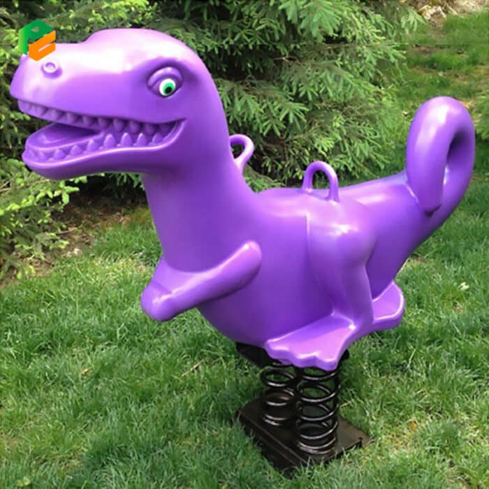 Dinosaur Sit-on Spring Rider for Kids-2