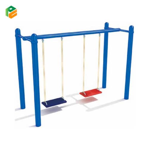Double Swing Set for Kindergarten-1