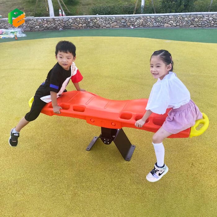 Durable Plastic Playground Seesaw for Parks-2