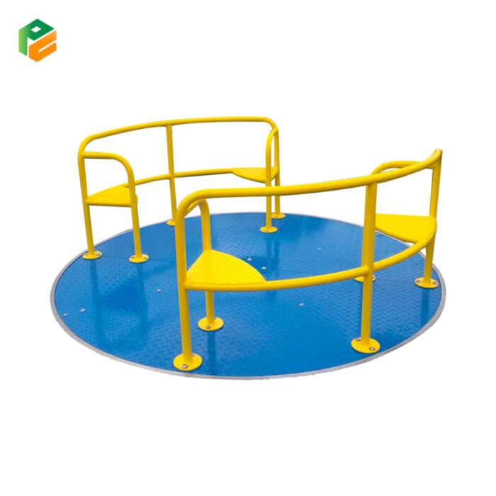 Easily Accessed Roundabout with Steel Seat-1