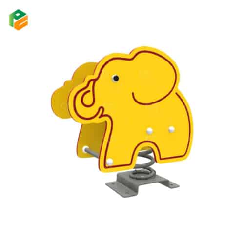 Elephant Sit-in Spring Rocker for Children-1