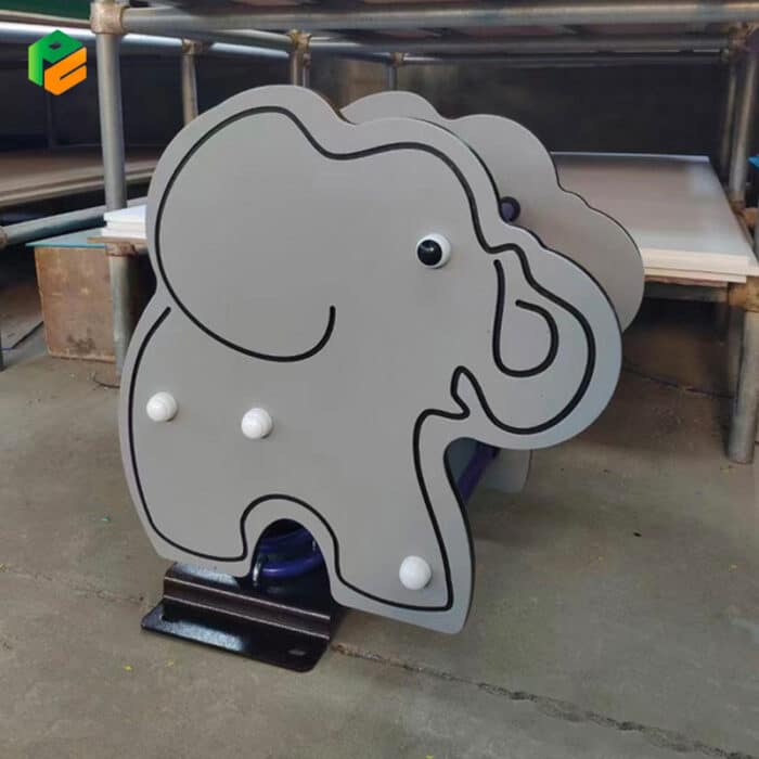 Elephant Sit-in Spring Rocker for Children-2