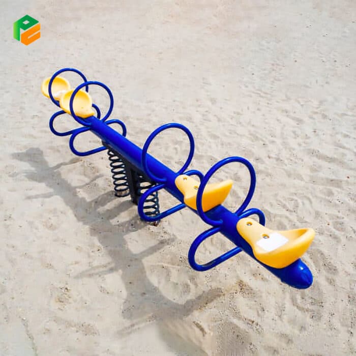 Four Person Metal Teeter Totter for Preschool-2