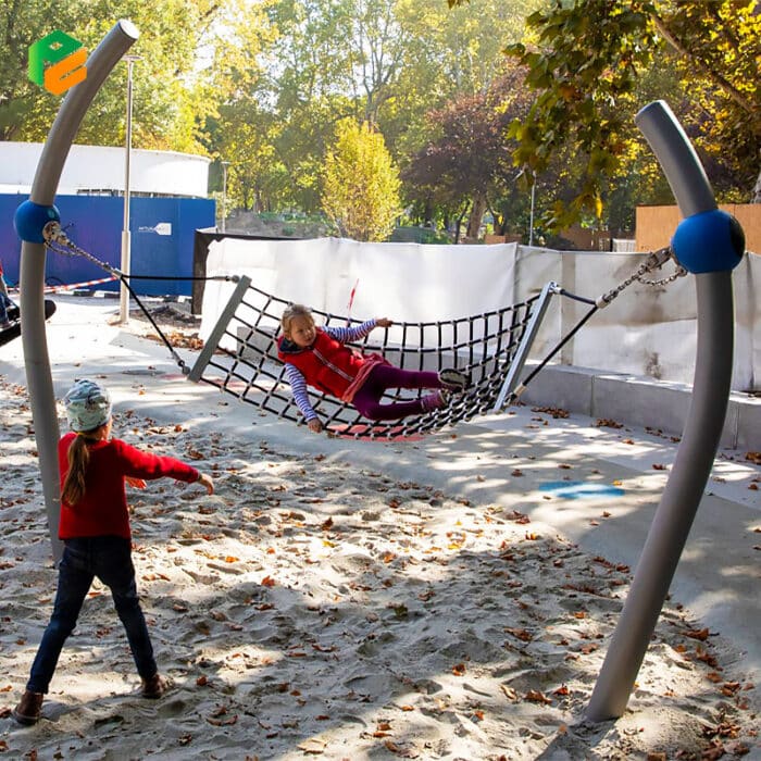 Garden Swing Set of Rope with Steel Core for Kids-2