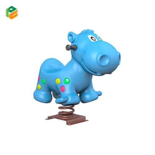 Hippo Sit-on Springer for Outdoor Play Area-1