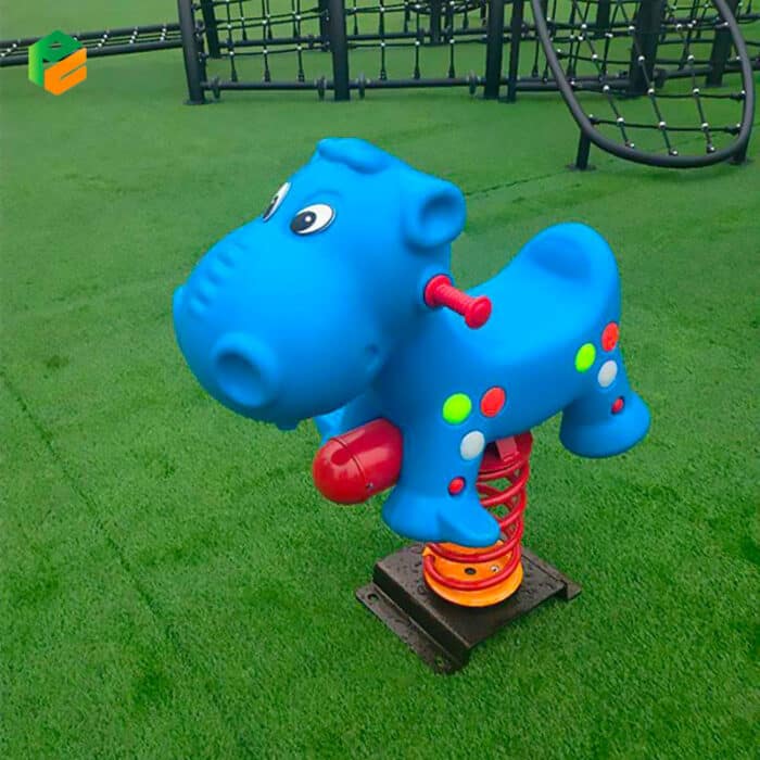 Hippo Sit-on Springer for Outdoor Play Area-2