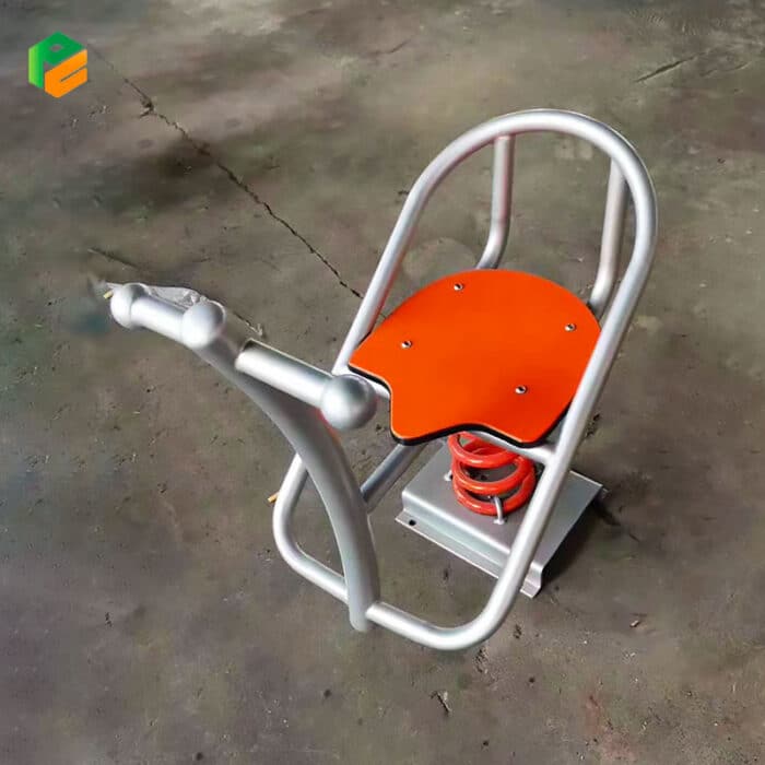 Kids Metal Rocking Seesaw with Safety Seat-2