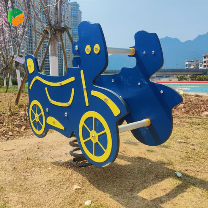 Motorcycle Sit-in Spring Rider for Amusement Park-2