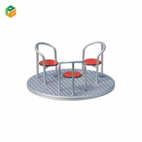 Outdoor Merry Go Round with Seats for Schools-1