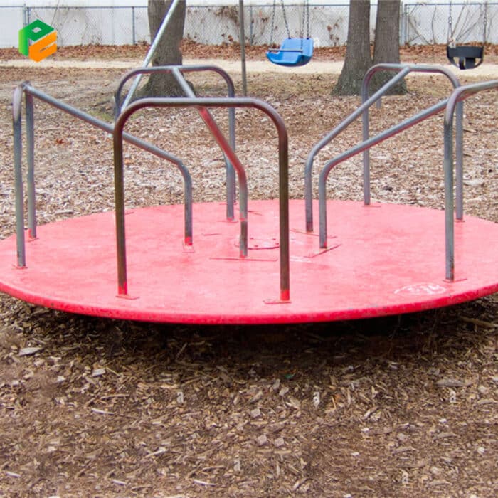 Outdoor Playgroud Rotating Equipment with Grab Rails for Parks-2