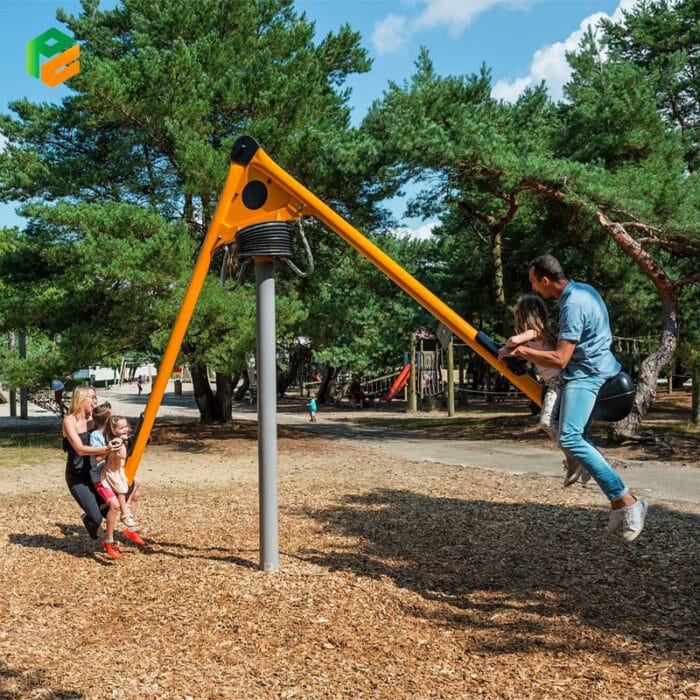 Outdoor Rotating Swing for 5-12 Years Old Kids - Image 3