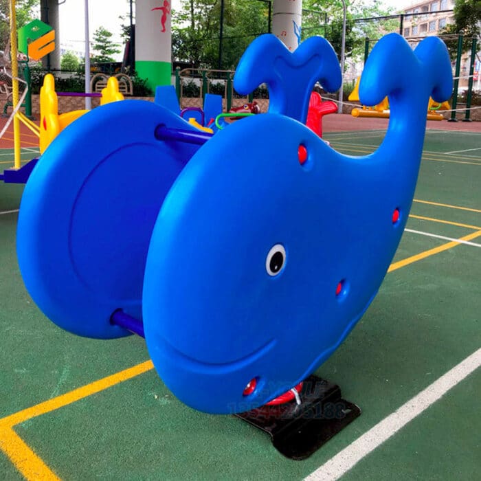 Outdoor Whale Sit-in Springer for Young Children-2